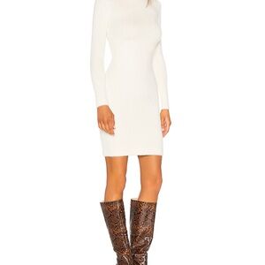 LPA Surrey Sweater Dress in Ivory Long Sleeve Dress Small Never Ever Worn